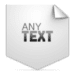 Qualquer Widget Texto ícone do aplicativo Android APK