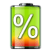 show battery percentage Android-alkalmazás ikonra APK