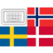 Ikon aplikasi Android Skandinávský klávesnice APK