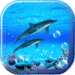 Ikona aplikace Dolphin Sounds Live Wallpaper pro Android APK