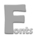 Icône de l'application Android Fonts APK