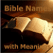 Bible Names with Meanings Icono de la aplicación Android APK