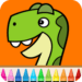 Dinossauro jogo de colorir ícone do aplicativo Android APK