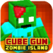 Cube Gun 3D Zombie Island ícone do aplicativo Android APK
