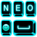 Ikona aplikace Fancy Neon Keyboard pro Android APK