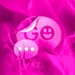 GO SMS Theme Pink Fire Android app icon APK