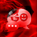 GO SMS Pro Theme Fire Flame app icon APK