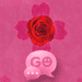 GO SMS Theme Pink Rose Cute Икона на приложението за Android APK