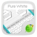 Икона апликације за Андроид Pure White GO Keyboard Theme APK