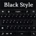 Black Style Keyboard Икона на приложението за Android APK