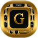 Neon Gold Go Keyboard Icono de la aplicación Android APK