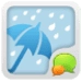 GO短信雨天主题 Android-appikon APK