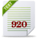 920 Text Editor app icon APK