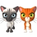 Talking 3 Friends Cats and Bunny Икона на приложението за Android APK