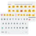 Material White Keyboard Icono de la aplicación Android APK