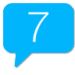 Messaging 7 Icono de la aplicación Android APK