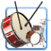 Real drum set Android app icon APK