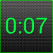 Digital Clock Live Wallpaper-7 Икона на приложението за Android APK