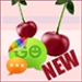 GO SMS Pro Theme Cherries Икона на приложението за Android APK