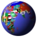 Nemzetközi zászlók kvíz Android-alkalmazás ikonra APK