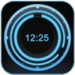 Digital Clock Disc Widget Икона на приложението за Android APK